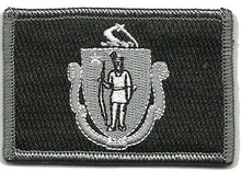 BuckUp Tactical Morale Patch Hook Massachusetts Boston State Patches 3x2" - BuckUp Tactical