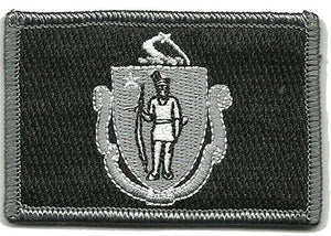 BuckUp Tactical Morale Patch Hook Massachusetts Boston State Patches 3x2" - BuckUp Tactical