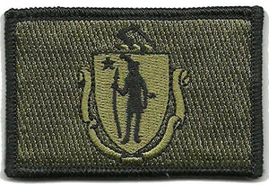 BuckUp Tactical Morale Patch Hook Massachusetts Boston State Patches 3x2" - BuckUp Tactical