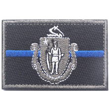 BuckUp Tactical Morale Patch Hook Massachusetts Boston State Patches 3x2" - BuckUp Tactical