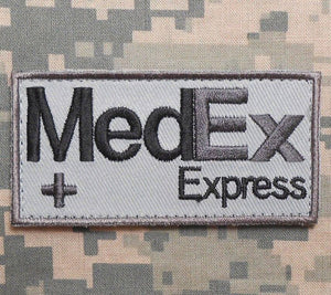 BuckUp Tactical Morale Patch Hook MedEx Express Patches 2.75" - BuckUp Tactical