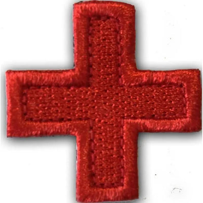 BuckUp Tactical Morale Patch Hook Medic Cross Die-Cut 2" Sized Patches.