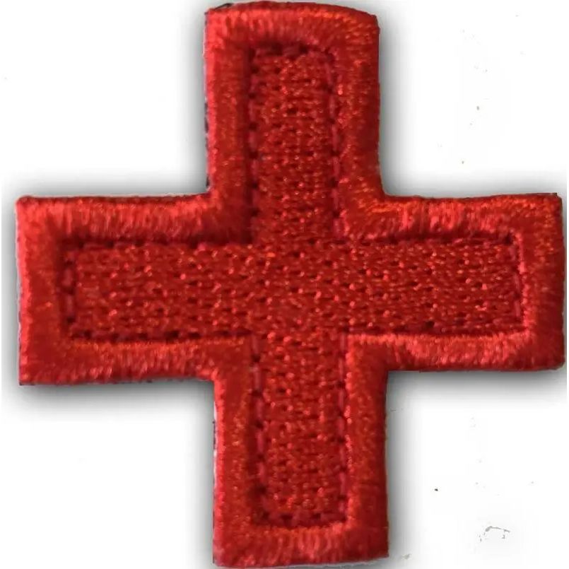 BuckUp Tactical Morale Patch Hook Medic Cross Die-Cut 2