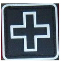 BuckUp Tactical Morale Patch Hook Medic Cross PVC Patches 1” Sized - BuckUp Tactical