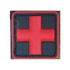 Black with Red Cross (Outlined)