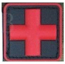 BuckUp Tactical Morale Patch Hook Medic Cross PVC Patches 1” Sized - BuckUp Tactical