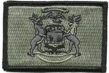 BuckUp Tactical Morale Patch Hook Michigan Lansing State Patches 3x2" - BuckUp Tactical