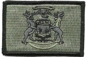 BuckUp Tactical Morale Patch Hook Michigan Lansing State Patches 3x2" - BuckUp Tactical