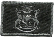 BuckUp Tactical Morale Patch Hook Michigan Lansing State Patches 3x2" - BuckUp Tactical