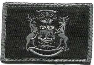 BuckUp Tactical Morale Patch Hook Michigan Lansing State Patches 3x2" - BuckUp Tactical