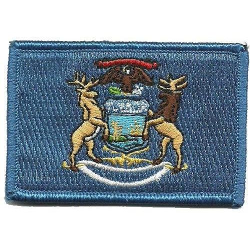 BuckUp Tactical Morale Patch Hook Michigan Lansing State Patches 3x2