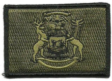 BuckUp Tactical Morale Patch Hook Michigan Lansing State Patches 3x2" - BuckUp Tactical