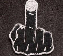 BuckUp Tactical Morale Patch Hook Middle Finger Cutout Patches 3" - BuckUp Tactical