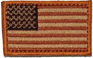BuckUp Tactical Morale Patch Hook MINI USA US Flag Forward Facing Patches 2x1" - BuckUp Tactical