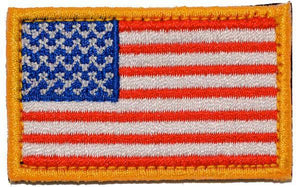BuckUp Tactical Morale Patch Hook MINI USA US Flag Forward Facing Patches 2x1" - BuckUp Tactical
