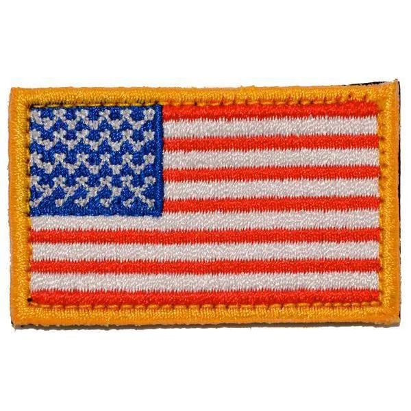 BuckUp Tactical Morale Patch Hook MINI USA US Flag Forward Facing Patches 2x1