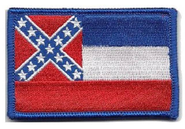 BuckUp Tactical Morale Patch Hook Mississippi Jackson State Patches 3x2