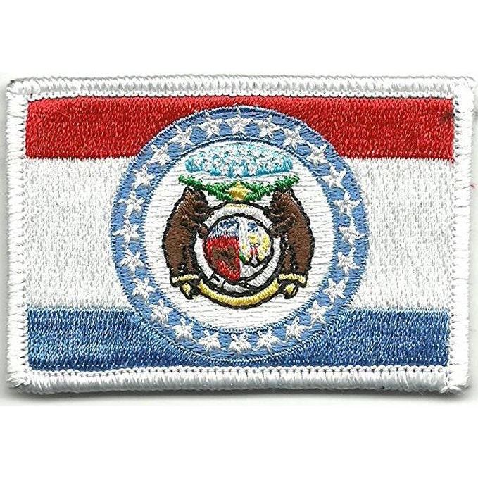 BuckUp Tactical Morale Patch Hook Missouri Jefferson City State Patches 3x2