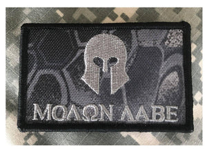 BuckUp Tactical Morale Patch Hook Molon Labe Kryptek Typhoon Patches 3x2" - BuckUp Tactical