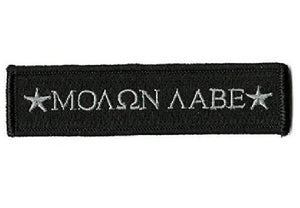 BuckUp Tactical Morale Patch Hook Molon Labe Morale Patches 3.75x1" - BuckUp Tactical