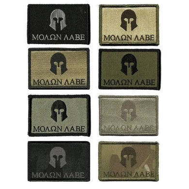 BuckUp Tactical Morale Patch Hook Molon Labe  Patches 2x3