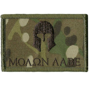 BuckUp Tactical Morale Patch Hook Molon Labe Patches 2x3" - BuckUp Tactical