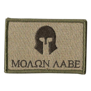BuckUp Tactical Morale Patch Hook Molon Labe Patches 2x3" - BuckUp Tactical