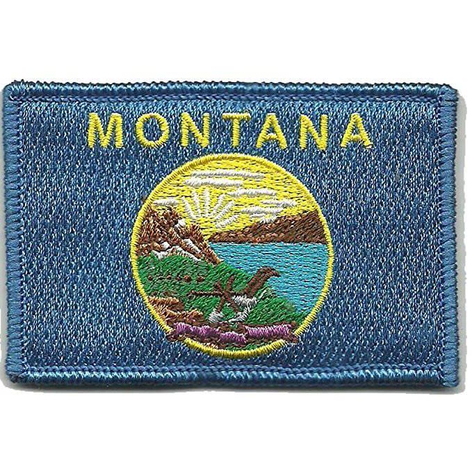 BuckUp Tactical Morale Patch Hook Montana Helena State Patches 3x2