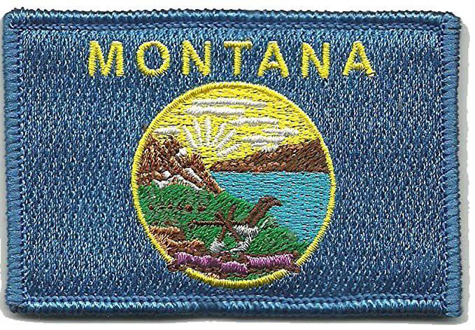 BuckUp Tactical Morale Patch Hook Montana Helena State Patches 3x2