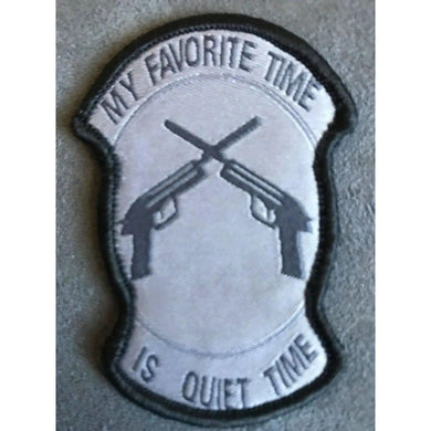 BuckUp Tactical Morale Patch Hook My Favorite Time is Quite Time ACU Patch.