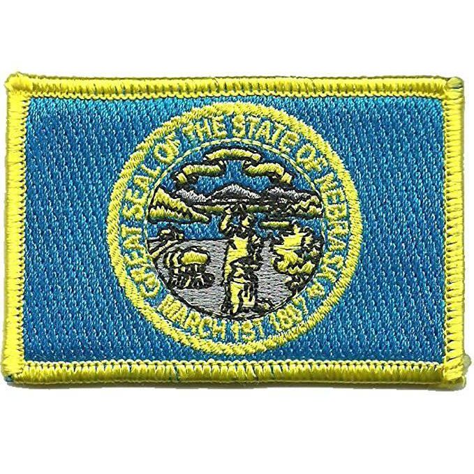 BuckUp Tactical Morale Patch Hook Nebraska Lincoln State Patches 3x2