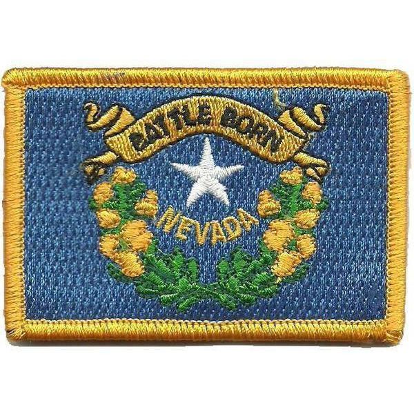 BuckUp Tactical Morale Patch Hook Nevada Carson City State Patches 3x2