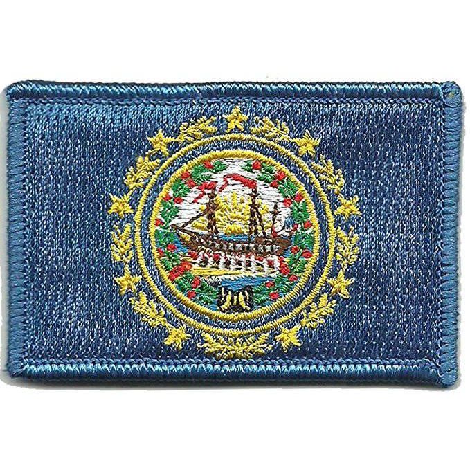 BuckUp Tactical Morale Patch Hook New Hampshire Concord State Patches 3x2