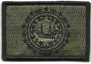 BuckUp Tactical Morale Patch Hook New Hampshire Concord State Patches 3x2" - BuckUp Tactical