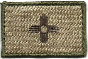 BuckUp Tactical Morale Patch Hook New Mexico Santa Fe State Patches 3x2" - BuckUp Tactical