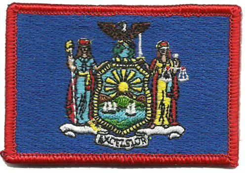 BuckUp Tactical Morale Patch Hook New York Albany State Patches 3x2