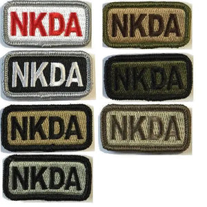 BuckUp Tactical Morale Patch Hook NKDA Allergy Patches 2x1" - BuckUp Tactical