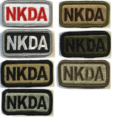 BuckUp Tactical Morale Patch Hook NKDA Allergy Patches 2x1".