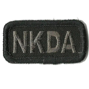 BuckUp Tactical Morale Patch Hook NKDA Allergy Patches 2x1".