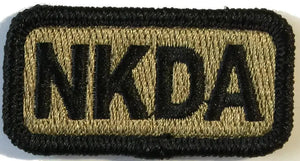 BuckUp Tactical Morale Patch Hook NKDA Allergy Patches 2x1".