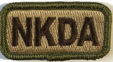 BuckUp Tactical Morale Patch Hook NKDA Allergy Patches 2x1".