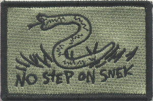 BuckUp Tactical Morale Patch Hook NO STEP ON SNEK - 2"X3" Tactical Patches - BuckUp Tactical