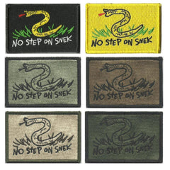 No Step on Snek Morale Patch – 2 × 3 inches