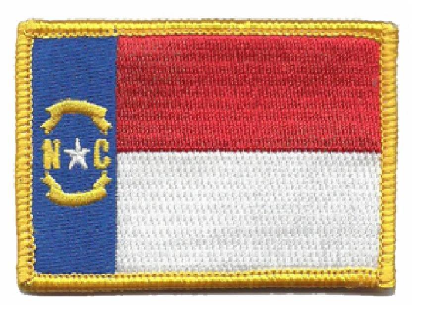 BuckUp Tactical Morale Patch Hook North Carolina Raleigh State Patches 3x2