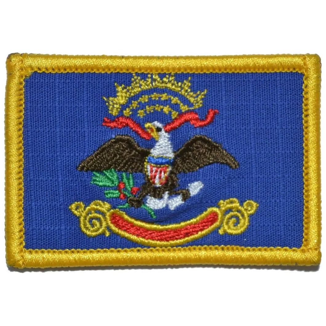 BuckUp Tactical Morale Patch Hook North Dakota Bismarck State Patches 3x2