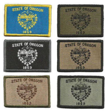 BuckUp Tactical Morale Patch Hook Oregon Salem State Patches 3x2