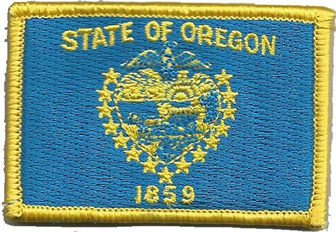 BuckUp Tactical Morale Patch Hook Oregon Salem State Patches 3x2