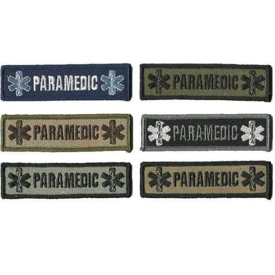 BuckUp Tactical Morale Patch Hook Paramedic EMT Patches 3x1