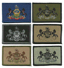 BuckUp Tactical Morale Patch Hook Pennsylvania Harrisburg State Patches 3x2" - BuckUp Tactical
