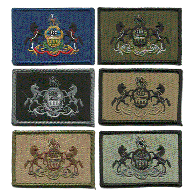 BuckUp Tactical Morale Patch Hook Pennsylvania Harrisburg State Patches 3x2